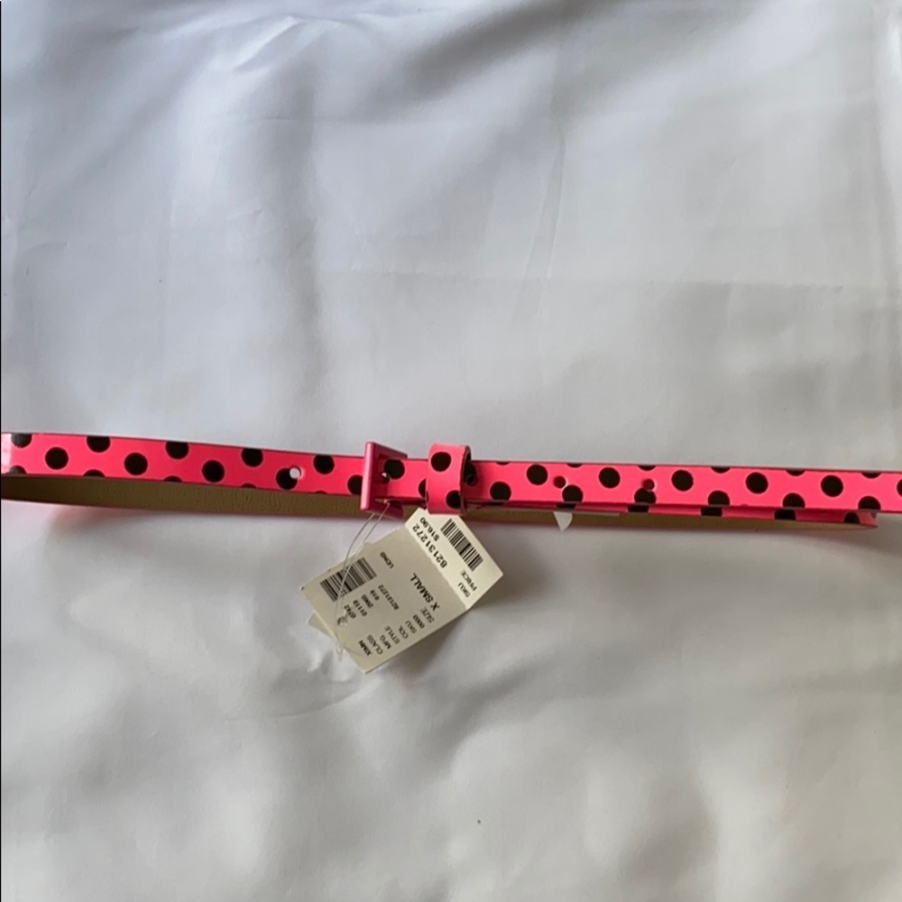 Justice pink kids belt size x-small NWT - Picture 3 of 9